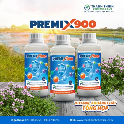 PREMIX 900 - Bổ sung Vitamin tổng hợp, khoáng chất cần thiết cho tôm cá